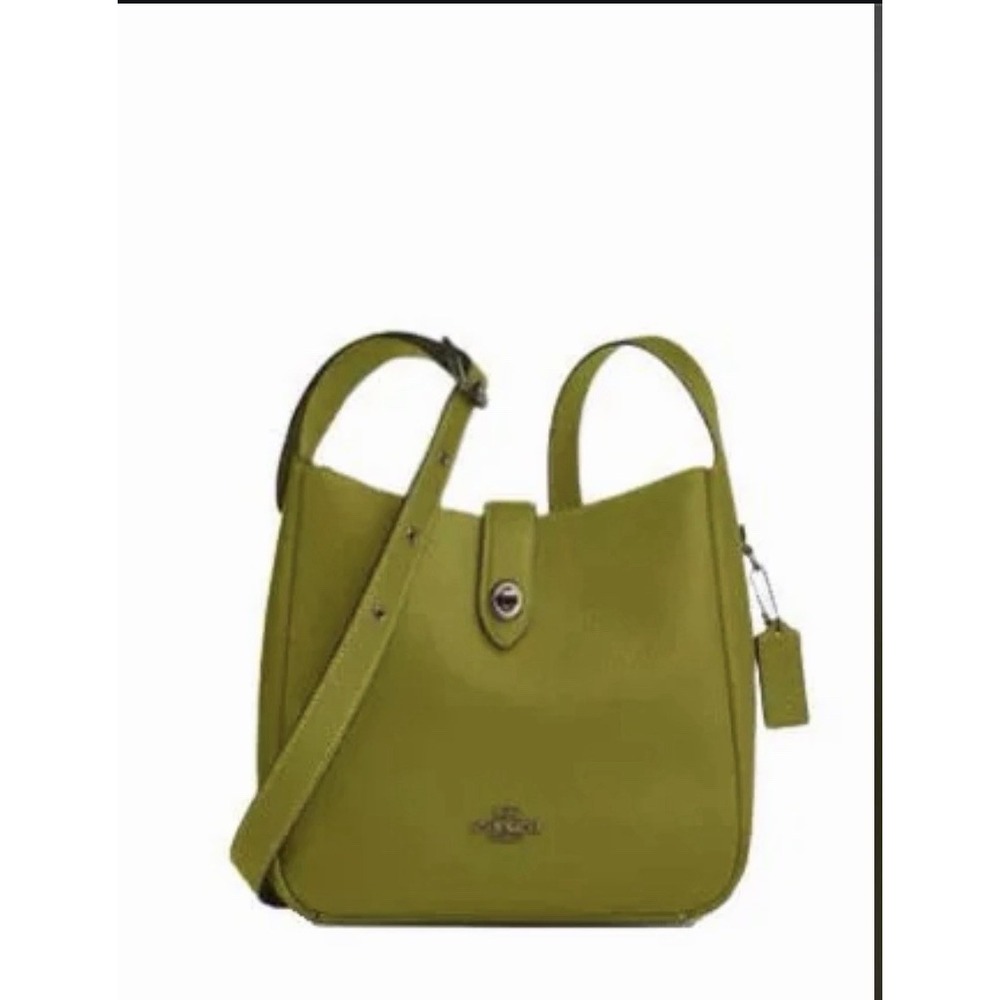 COACH Hadley Convertible Crossbody Shoulder Bag Smooth Leather Olive